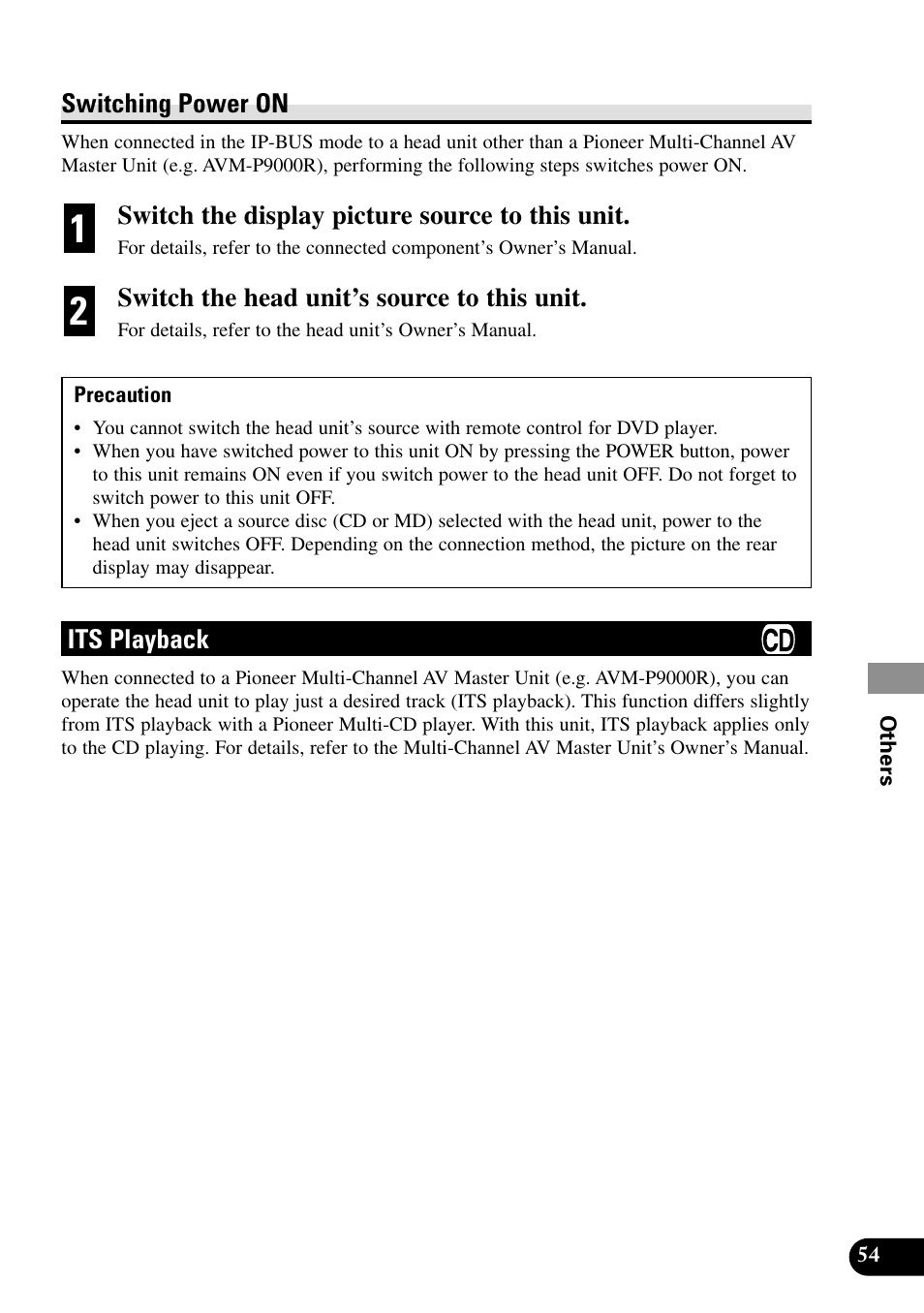 Its playback | Pioneer XDV-P9II User Manual | Page 55 / 80