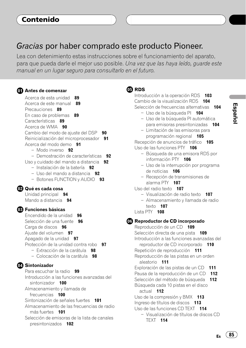 Pioneer DEH-P8600MP User Manual | Page 85 / 179