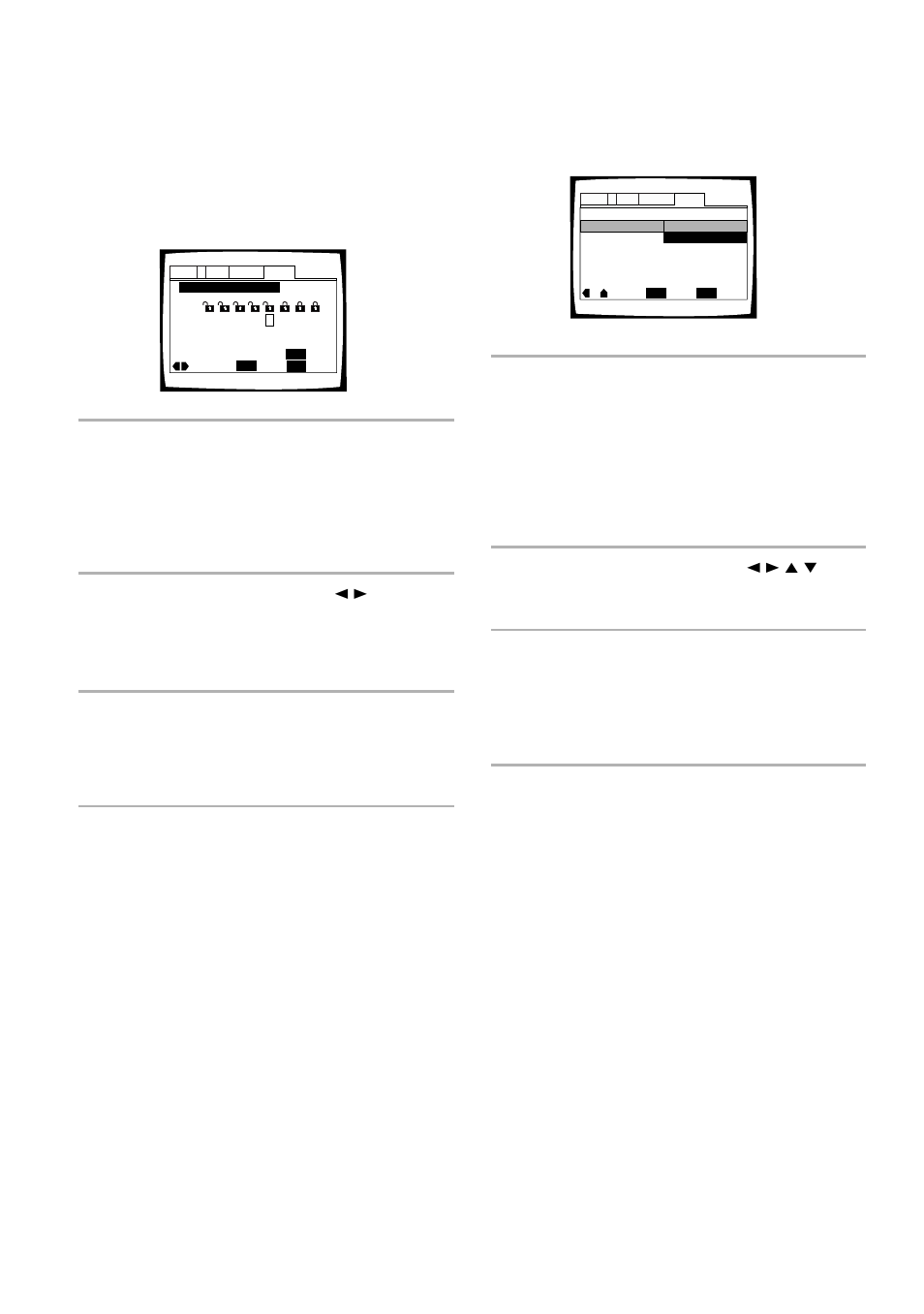 Cambio de la contraseña, Ajuste del nivel parental lock, Pulse enter para establecer el nivel nuevo | Pioneer DV-525 User Manual | Page 44 / 60