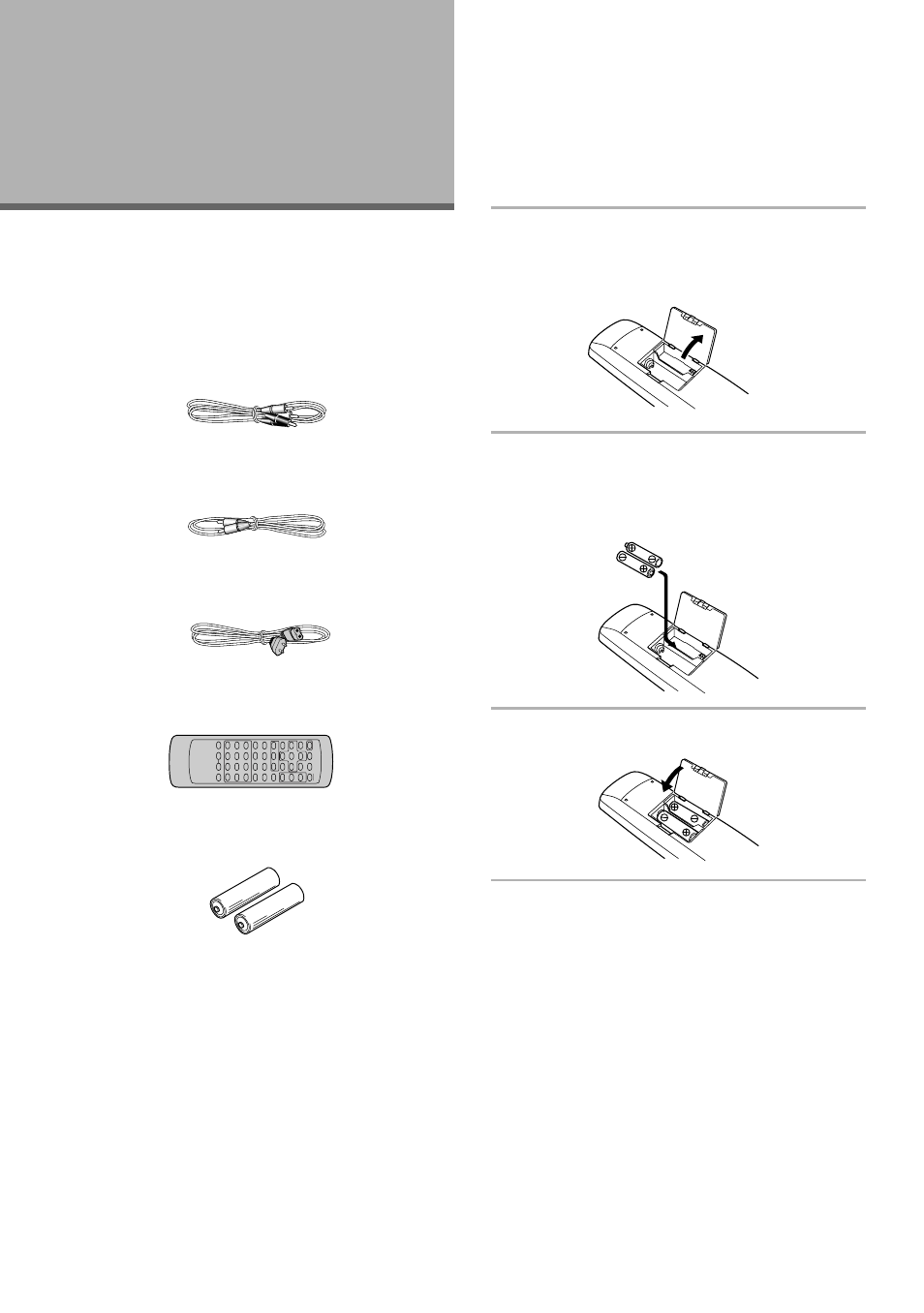 Antes de utilizar el aparato, Preparación del mando a distancia, Comprobación de los accesorios | Pioneer DV-525 User Manual | Page 8 / 60