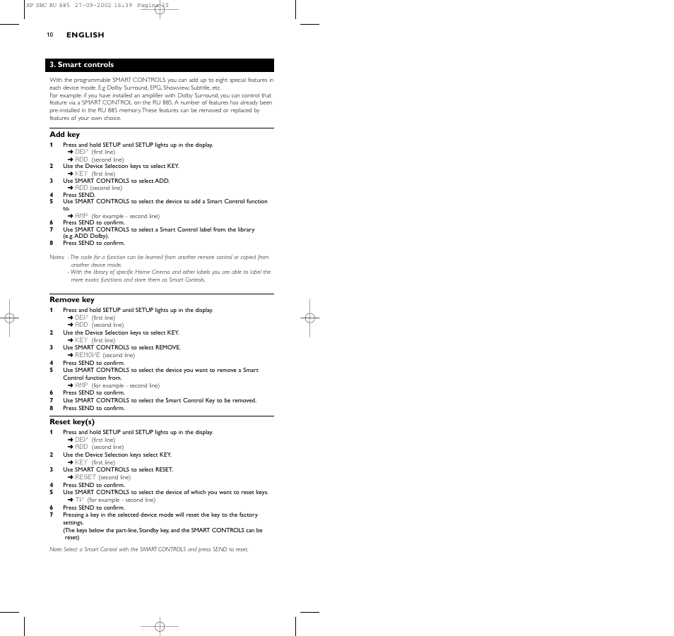 Philips Universal-Fernbedienung User Manual | Page 10 / 146