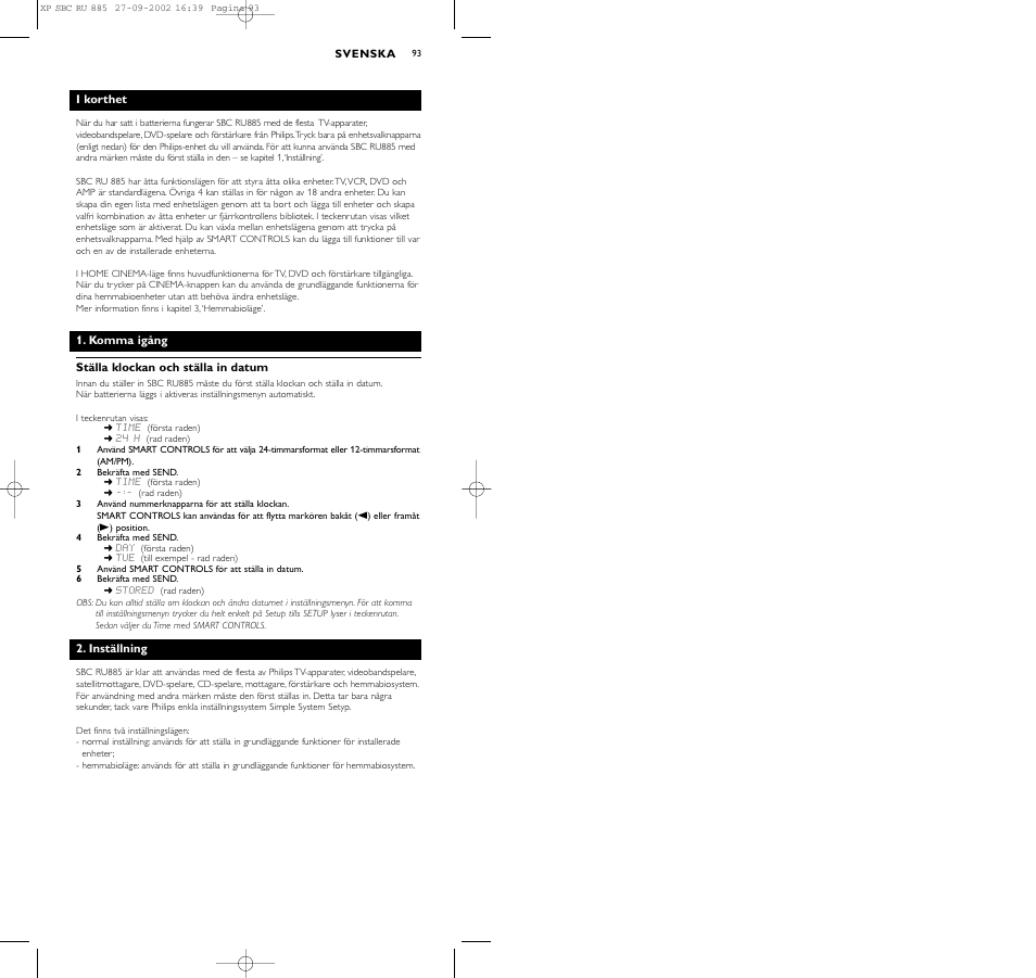 Philips Universal-Fernbedienung User Manual | Page 102 / 146