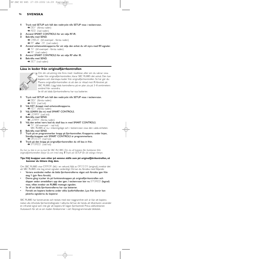 Philips Universal-Fernbedienung User Manual | Page 105 / 146