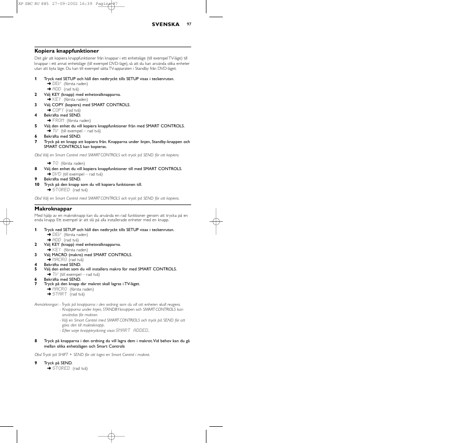 Philips Universal-Fernbedienung User Manual | Page 106 / 146