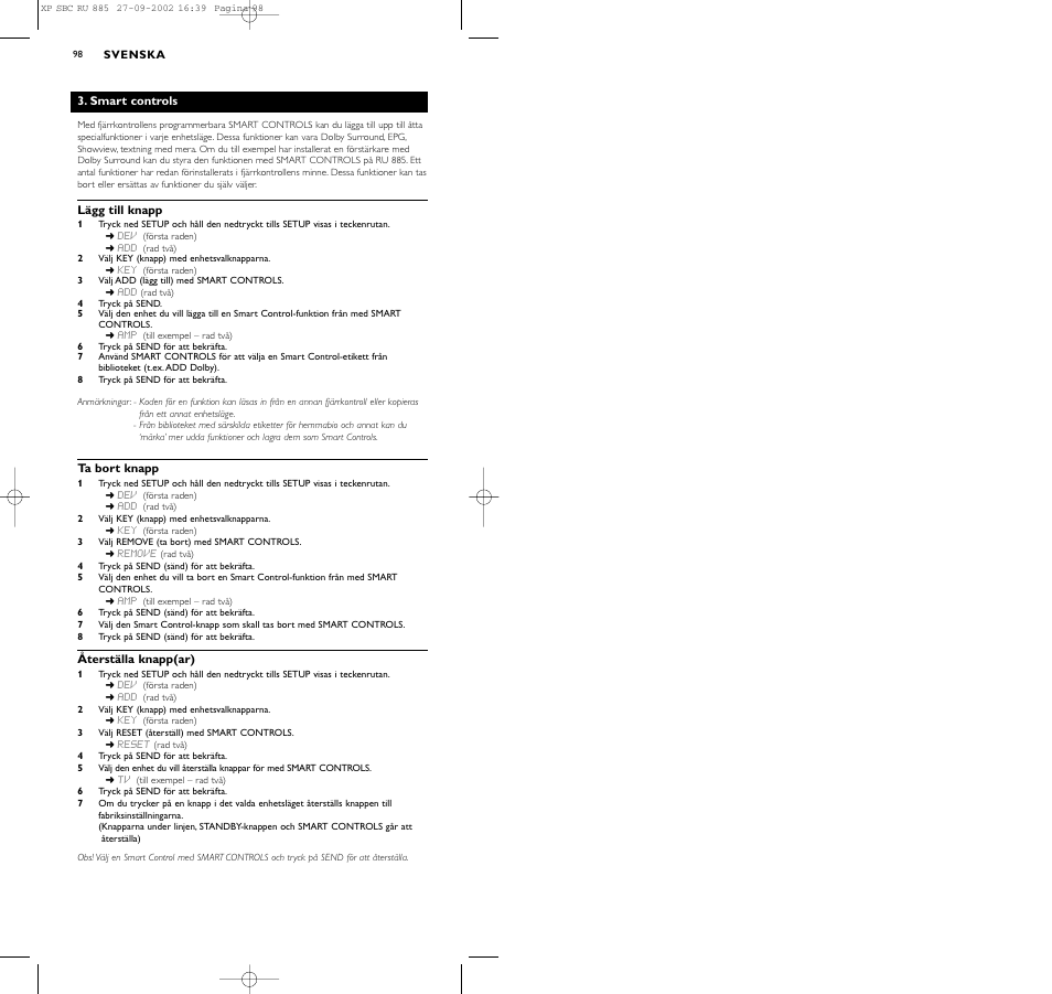 Philips Universal-Fernbedienung User Manual | Page 107 / 146