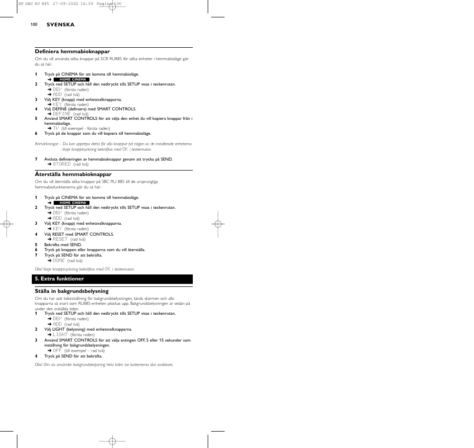 Philips Universal-Fernbedienung User Manual | Page 109 / 146