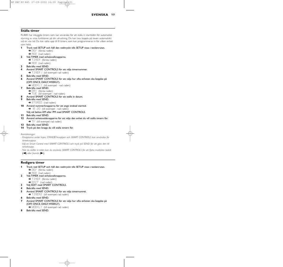 Philips Universal-Fernbedienung User Manual | Page 110 / 146