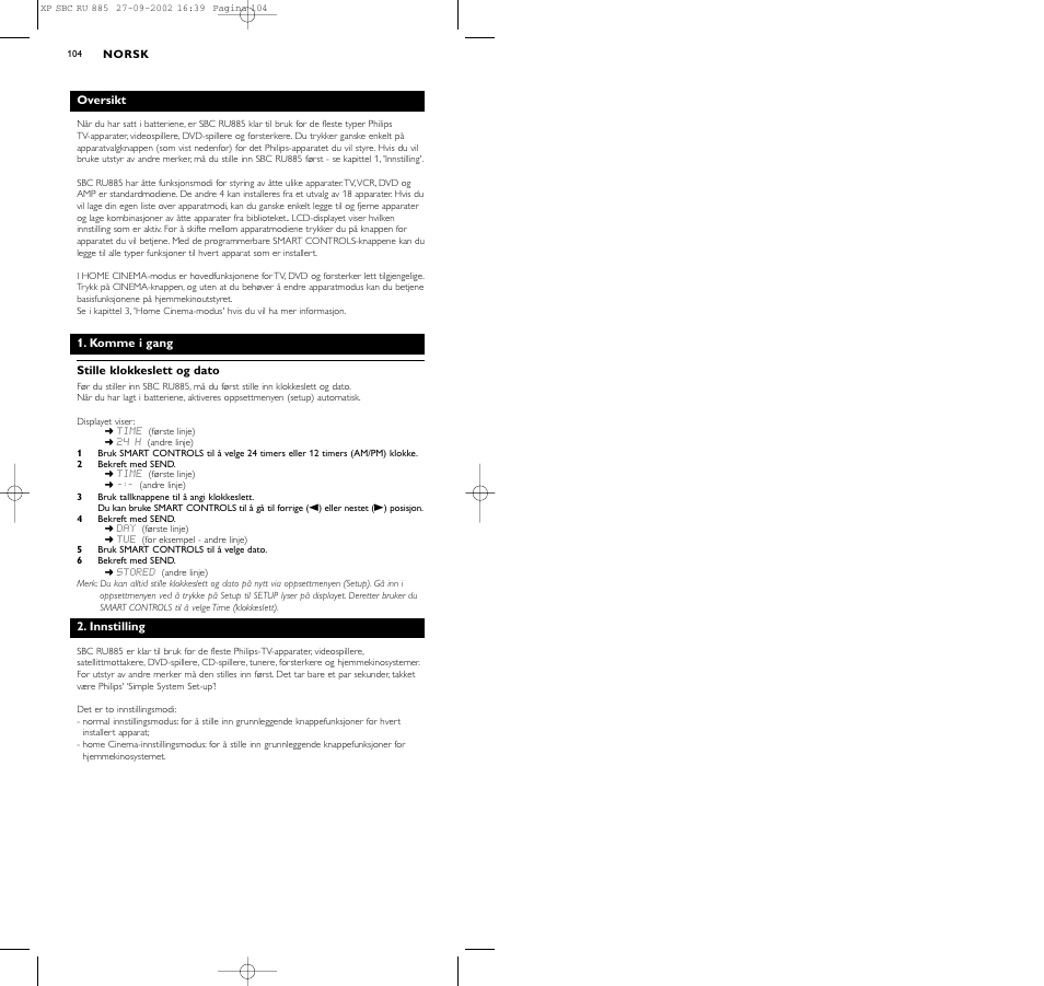 Philips Universal-Fernbedienung User Manual | Page 113 / 146