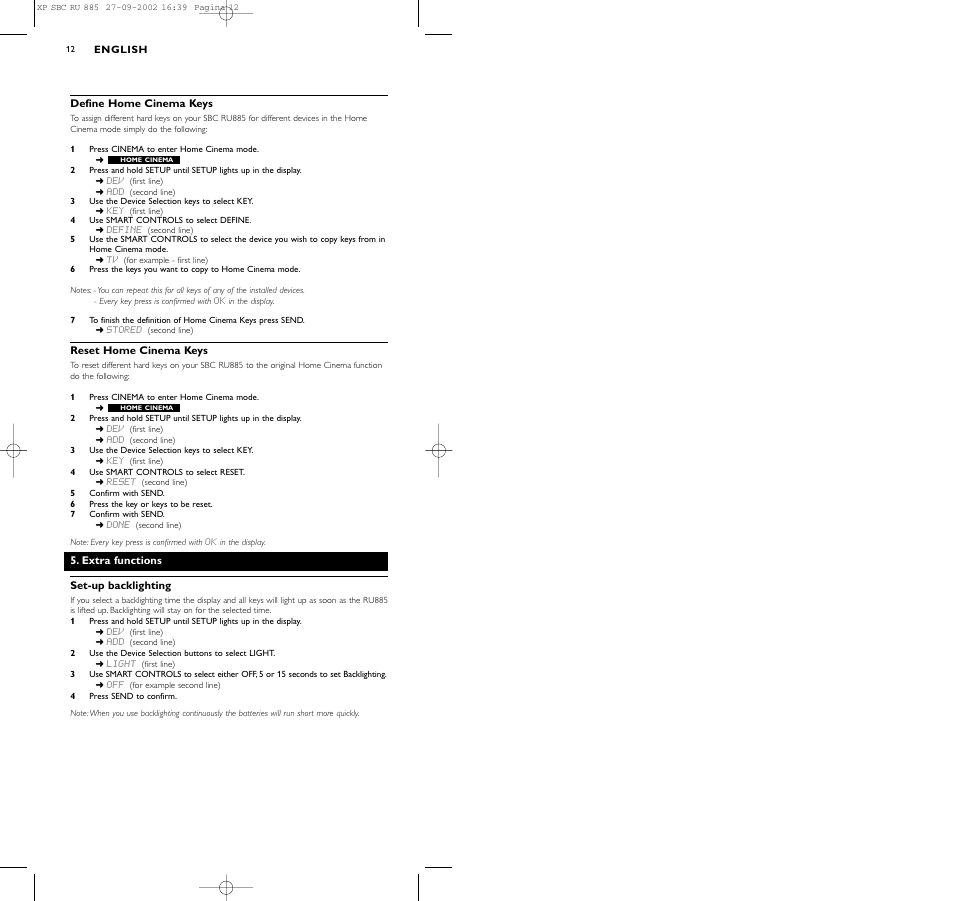 Philips Universal-Fernbedienung User Manual | Page 12 / 146