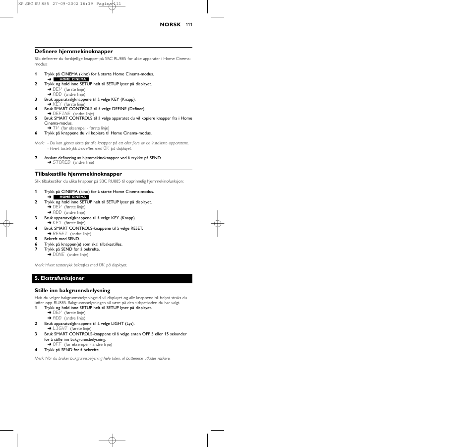 Philips Universal-Fernbedienung User Manual | Page 120 / 146