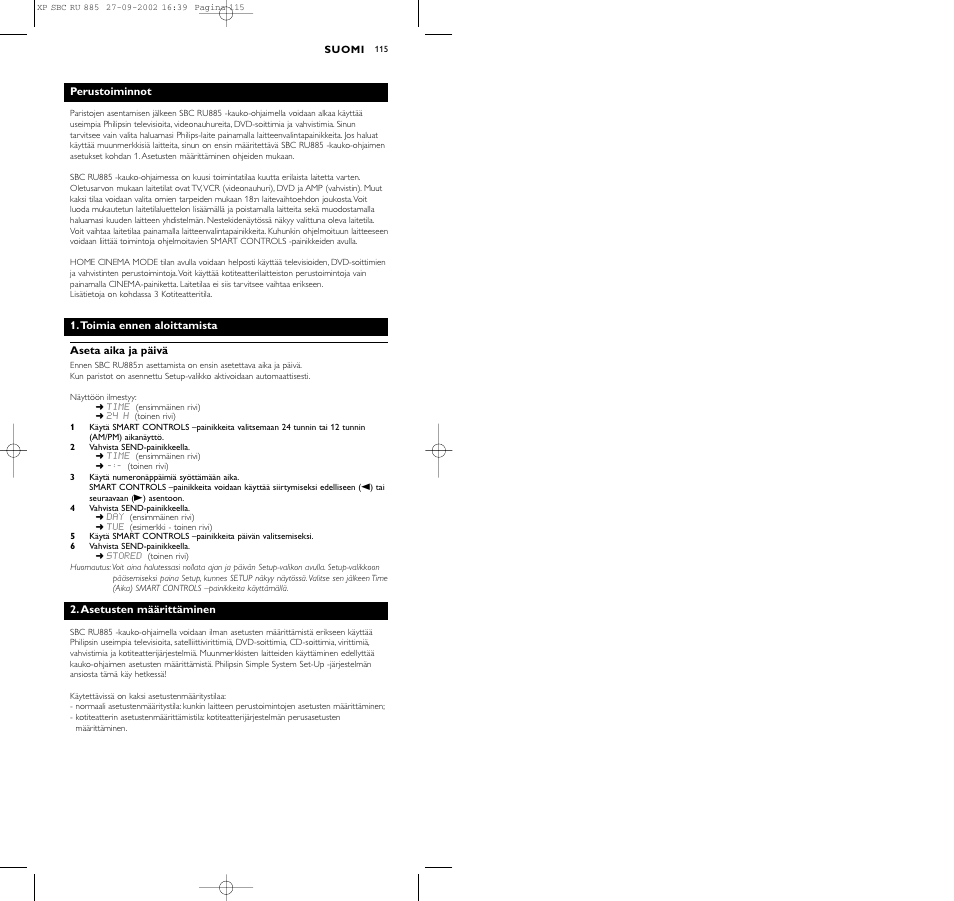 Philips Universal-Fernbedienung User Manual | Page 124 / 146