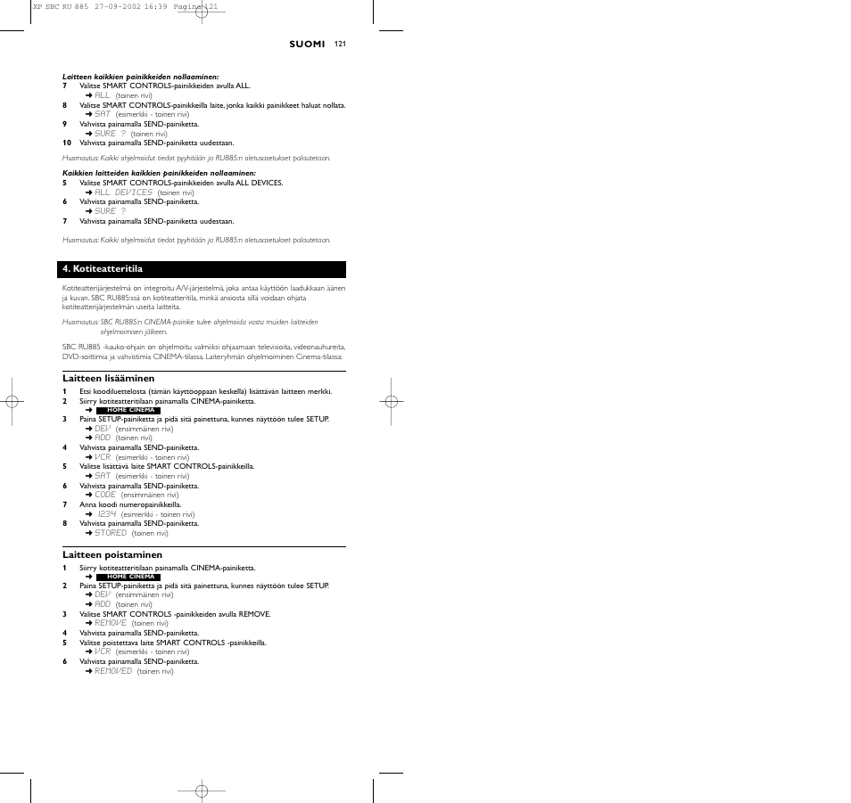 Philips Universal-Fernbedienung User Manual | Page 130 / 146