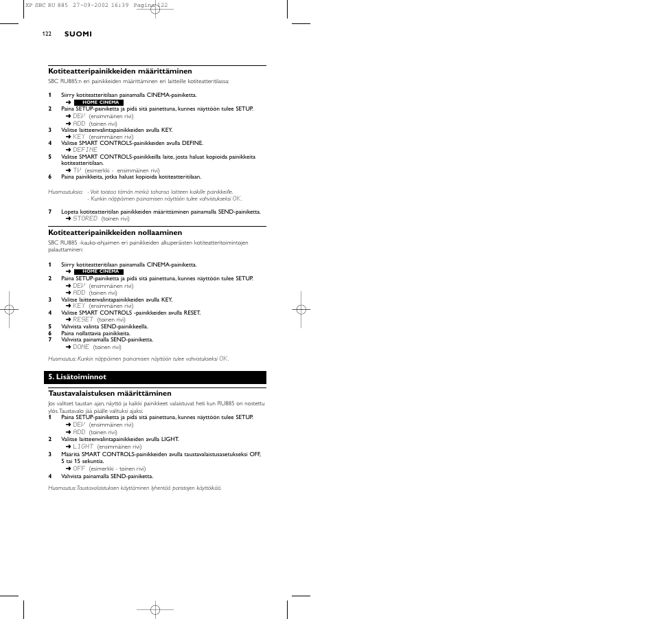 Philips Universal-Fernbedienung User Manual | Page 131 / 146