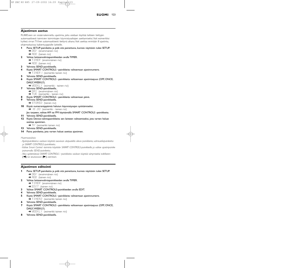 Philips Universal-Fernbedienung User Manual | Page 132 / 146