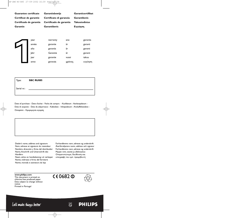 Philips Universal-Fernbedienung User Manual | Page 146 / 146