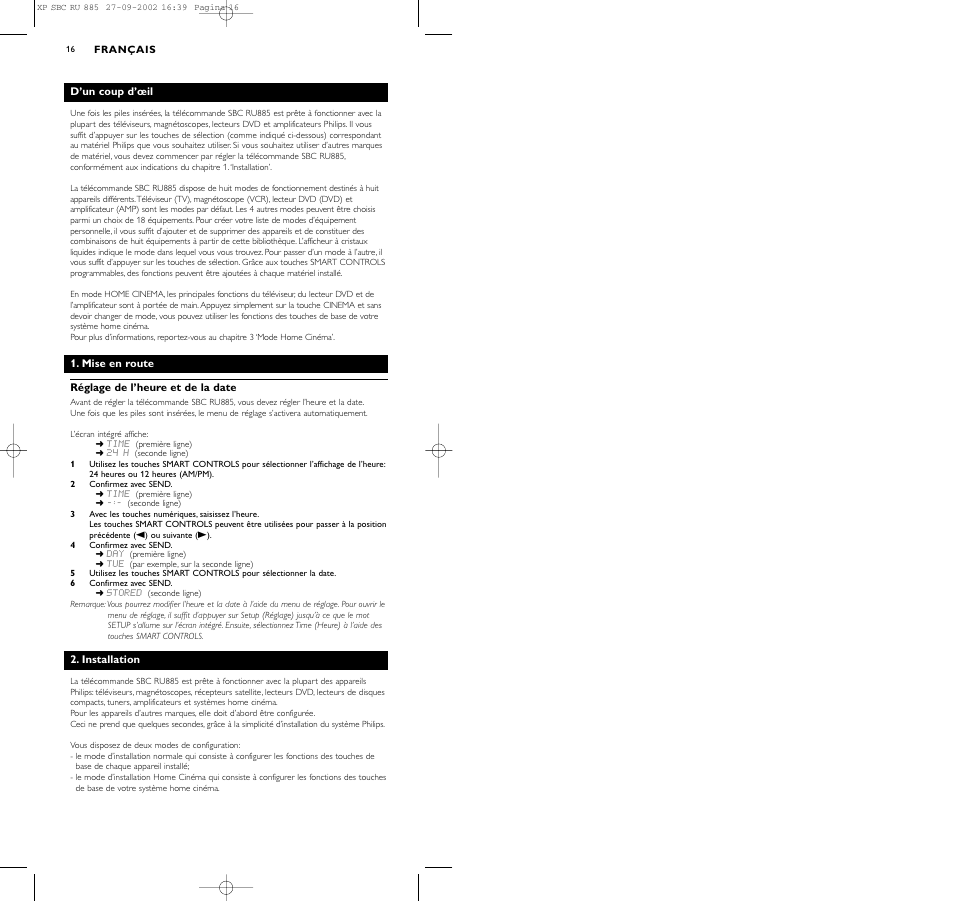 Philips Universal-Fernbedienung User Manual | Page 16 / 146