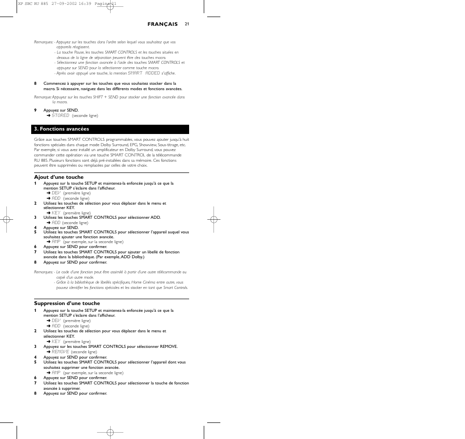 Philips Universal-Fernbedienung User Manual | Page 21 / 146