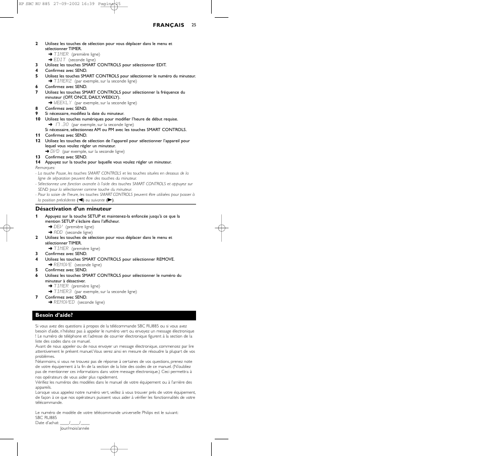 Philips Universal-Fernbedienung User Manual | Page 25 / 146