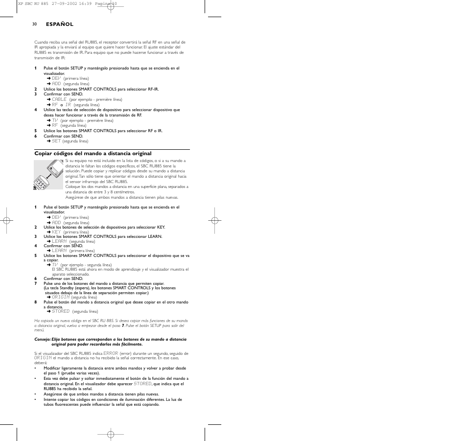 Philips Universal-Fernbedienung User Manual | Page 30 / 146