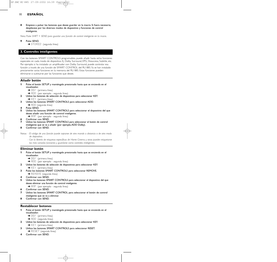 Philips Universal-Fernbedienung User Manual | Page 32 / 146