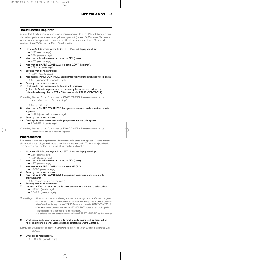 Philips Universal-Fernbedienung User Manual | Page 53 / 146