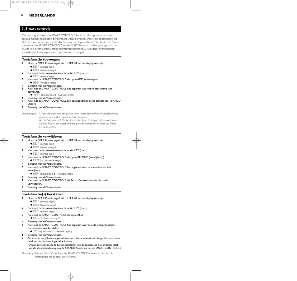 Philips Universal-Fernbedienung User Manual | Page 54 / 146