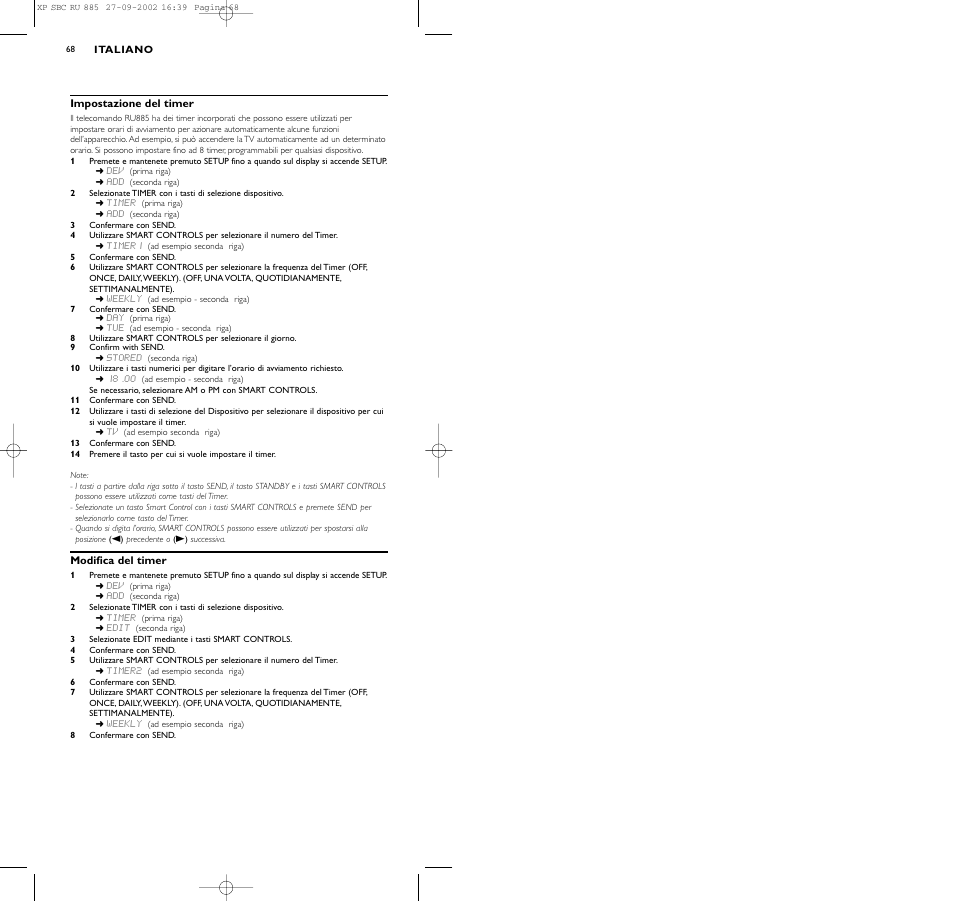 Philips Universal-Fernbedienung User Manual | Page 68 / 146