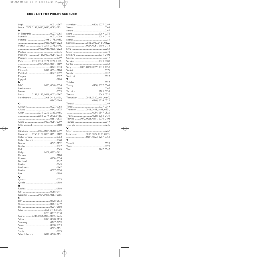 Philips Universal-Fernbedienung User Manual | Page 76 / 146