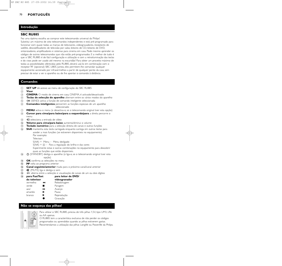 Philips Universal-Fernbedienung User Manual | Page 79 / 146