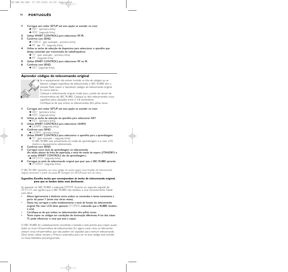 Philips Universal-Fernbedienung User Manual | Page 83 / 146