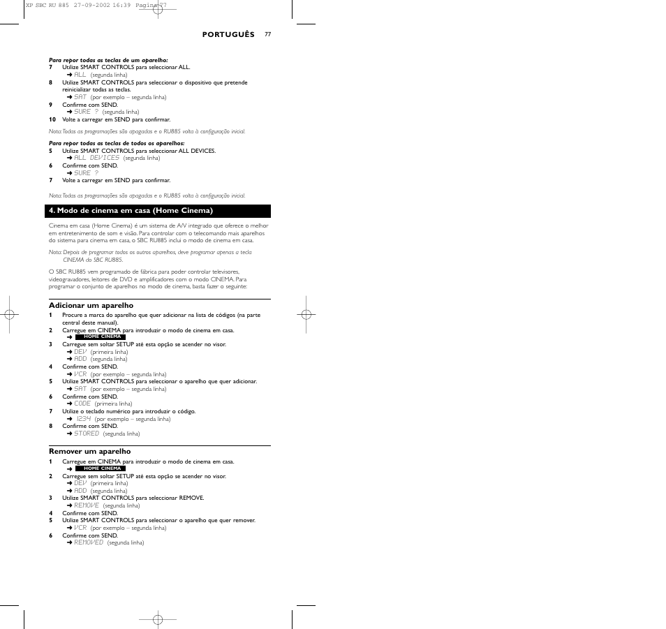 Philips Universal-Fernbedienung User Manual | Page 86 / 146