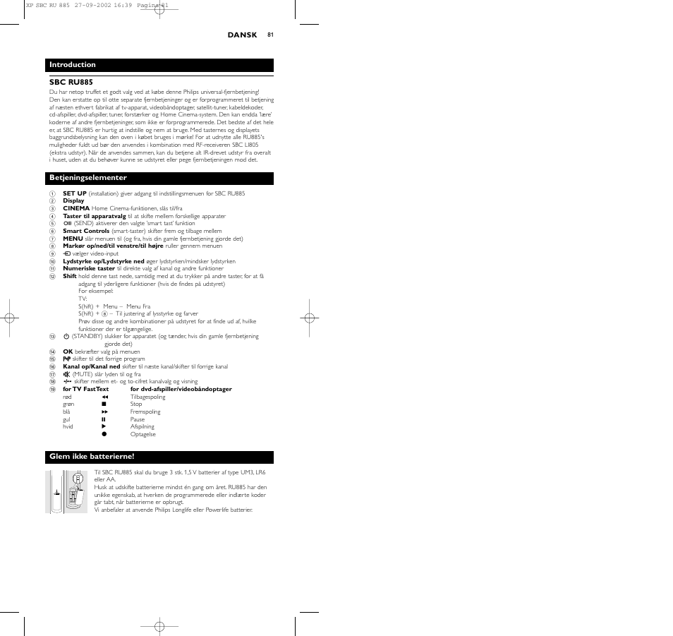 Philips Universal-Fernbedienung User Manual | Page 90 / 146