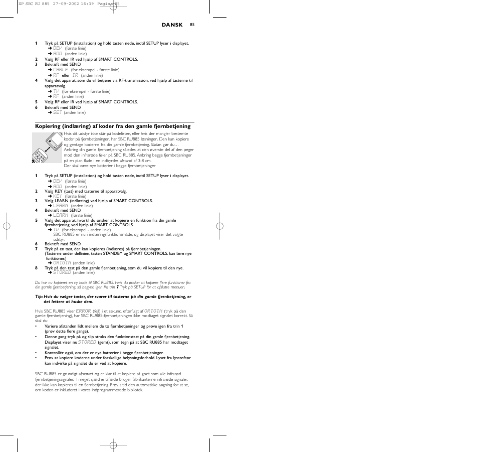 Philips Universal-Fernbedienung User Manual | Page 94 / 146