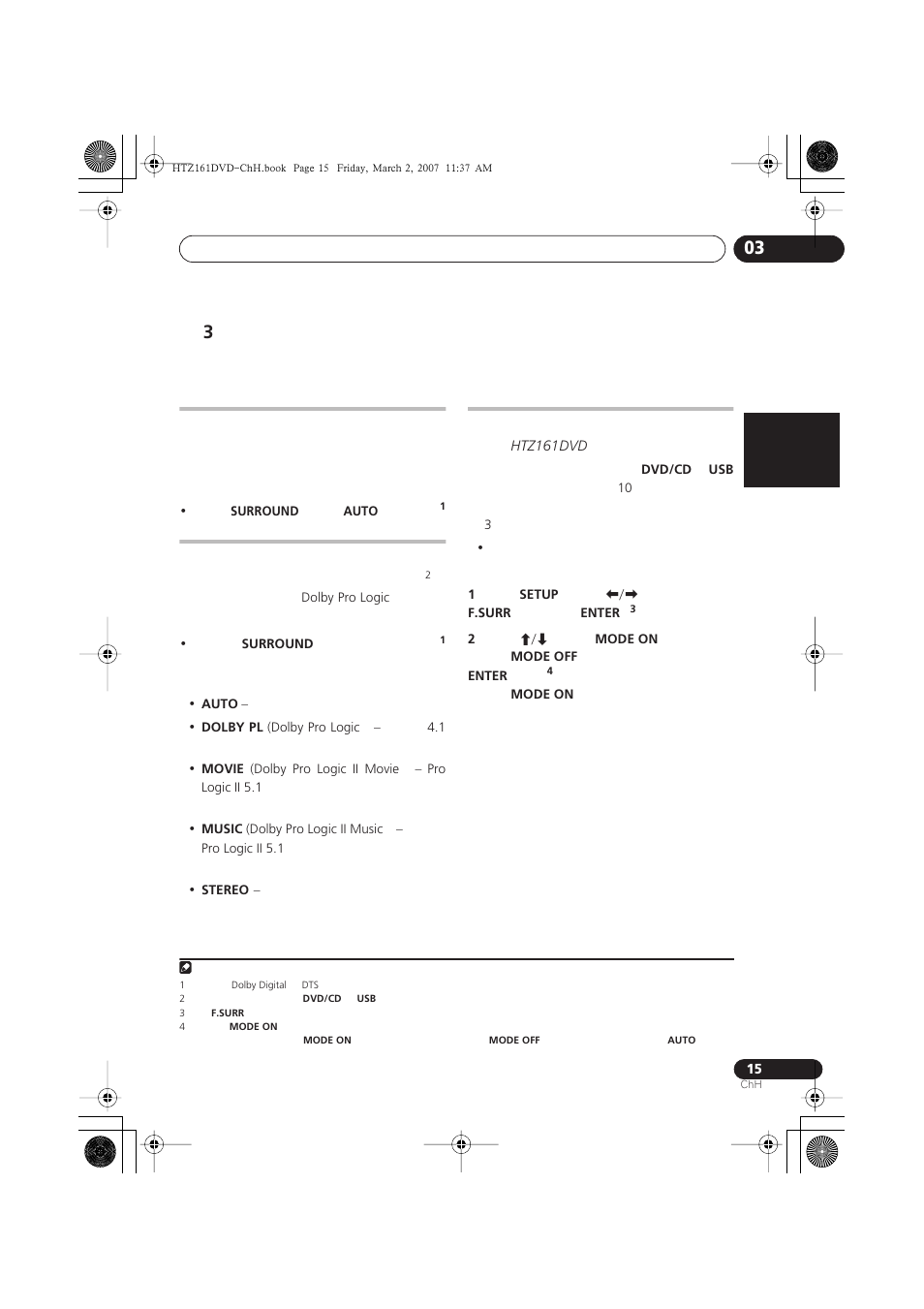 Pioneer XV-DV262 User Manual | Page 61 / 93