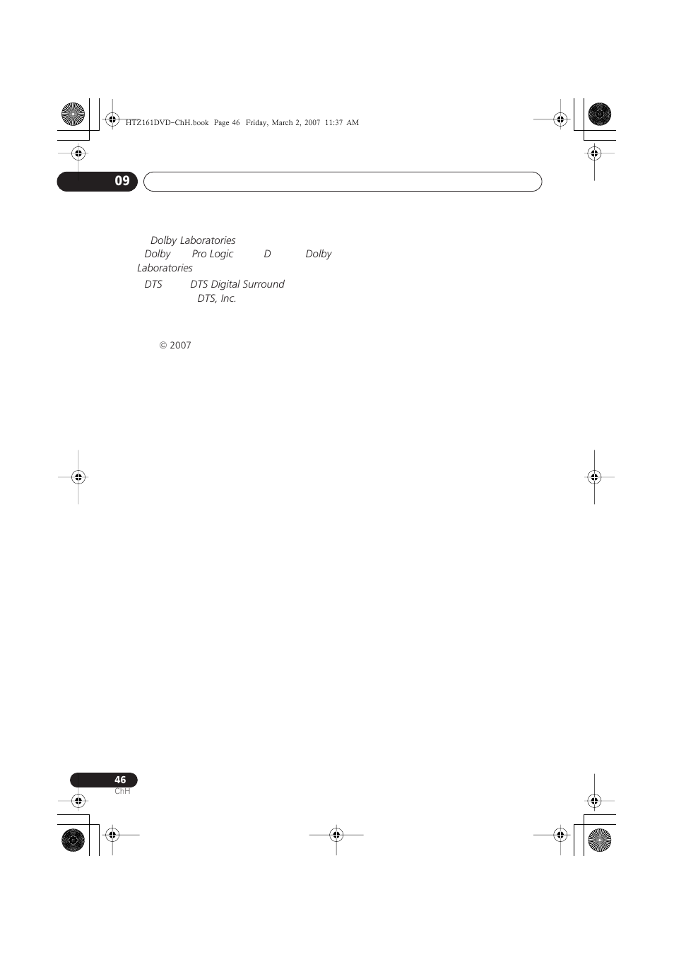 Pioneer XV-DV262 User Manual | Page 92 / 93