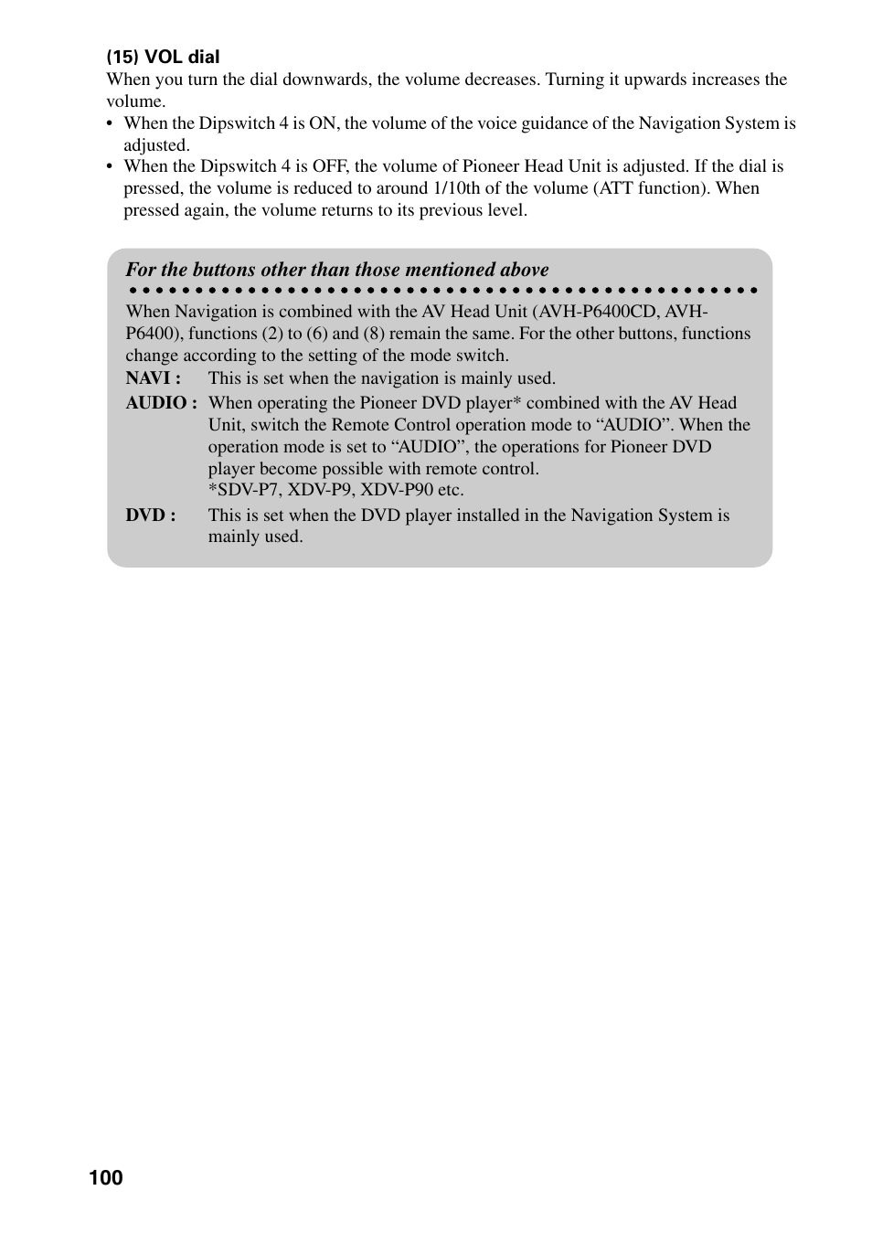 Pioneer DVD Navigation Unit AVIC-80DVD User Manual | Page 102 / 192