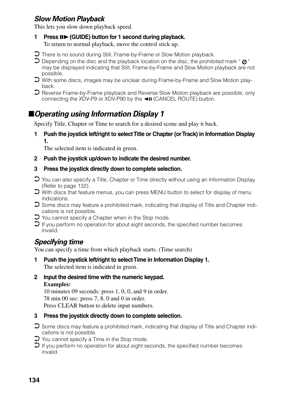 Operating using information display 1 | Pioneer DVD Navigation Unit AVIC-80DVD User Manual | Page 136 / 192