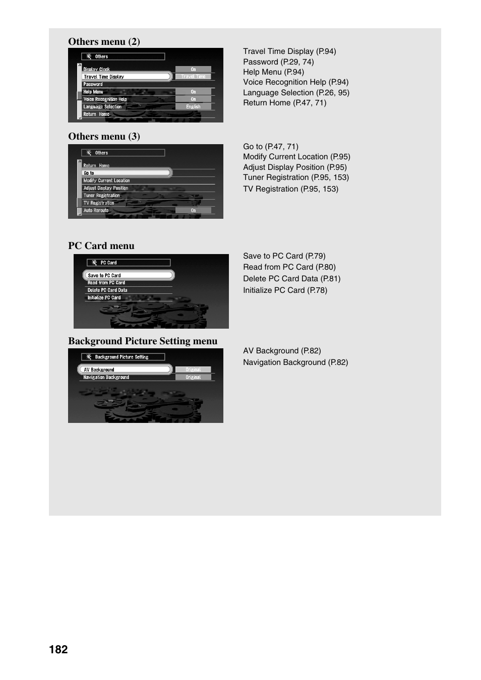 Pioneer DVD Navigation Unit AVIC-80DVD User Manual | Page 184 / 192