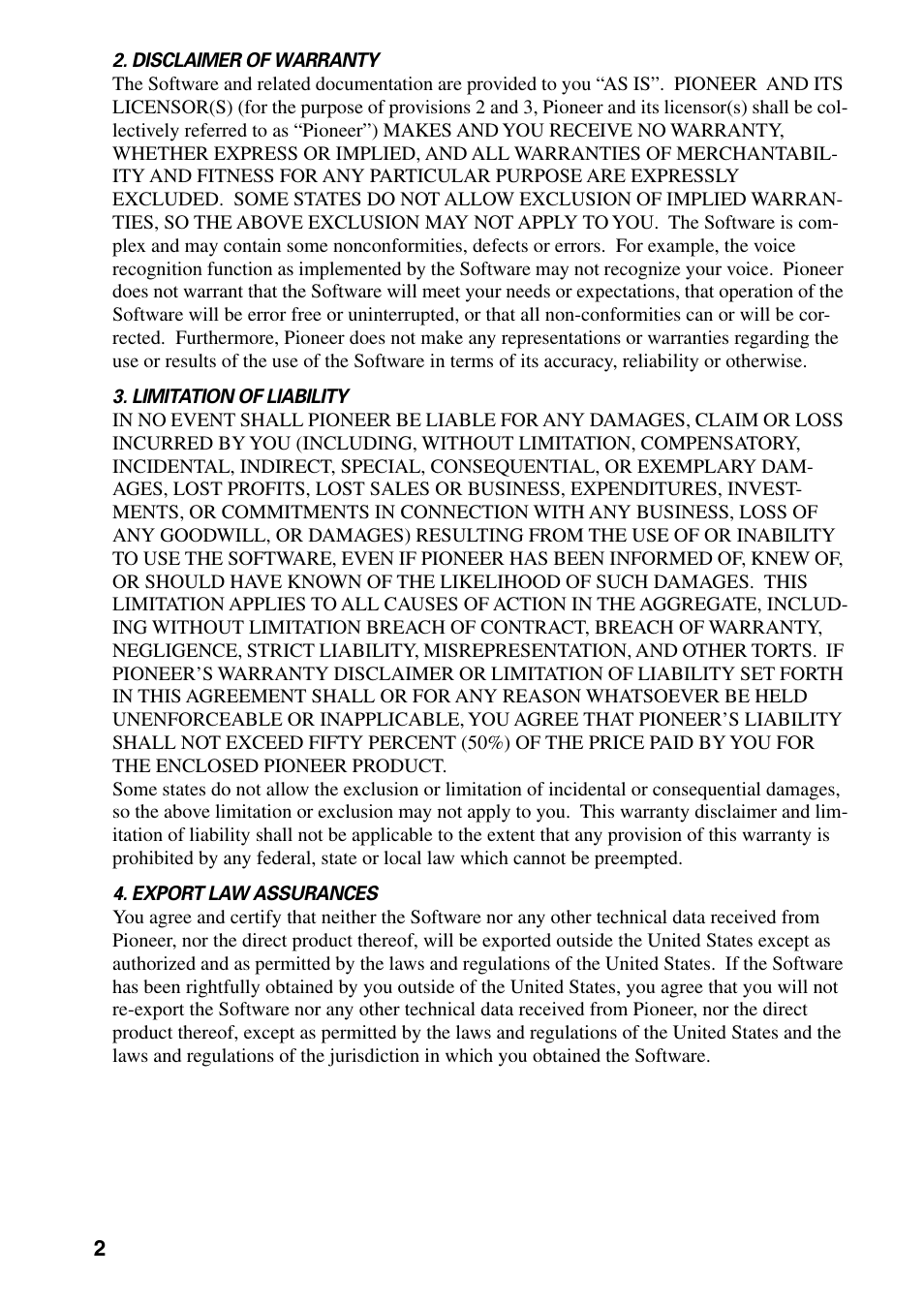 Pioneer DVD Navigation Unit AVIC-80DVD User Manual | Page 4 / 192