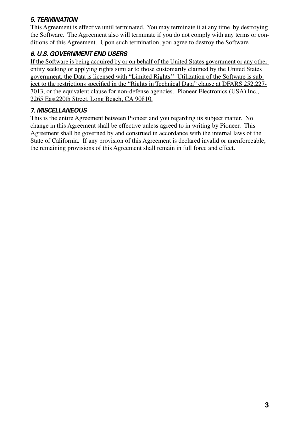 Pioneer DVD Navigation Unit AVIC-80DVD User Manual | Page 5 / 192