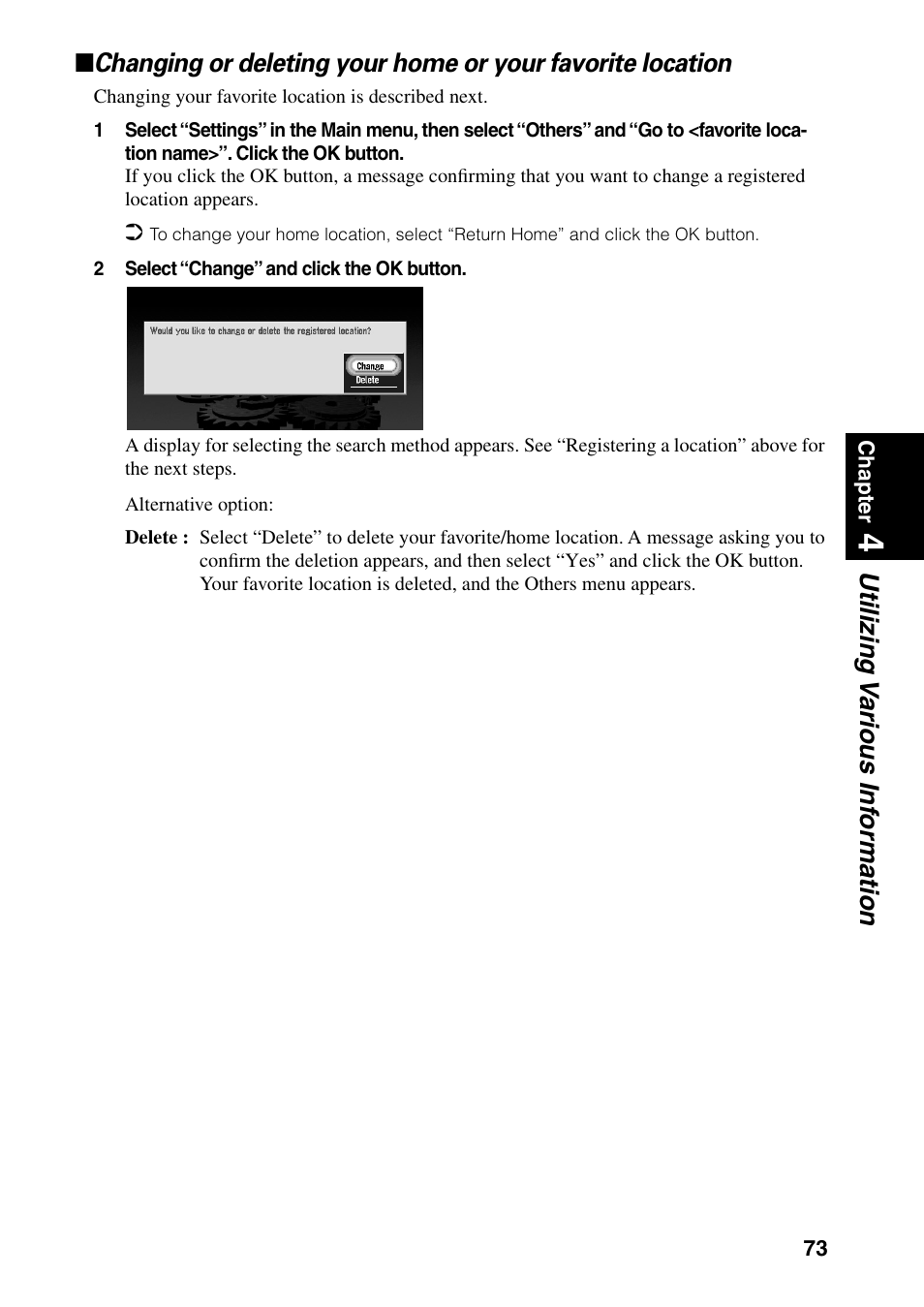 Pioneer DVD Navigation Unit AVIC-80DVD User Manual | Page 75 / 192