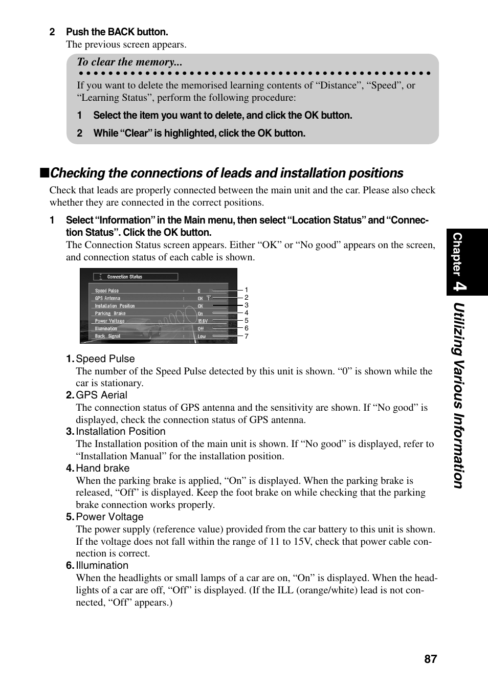Utilizing v arious inf ormation | Pioneer DVD Navigation Unit AVIC-80DVD User Manual | Page 89 / 192