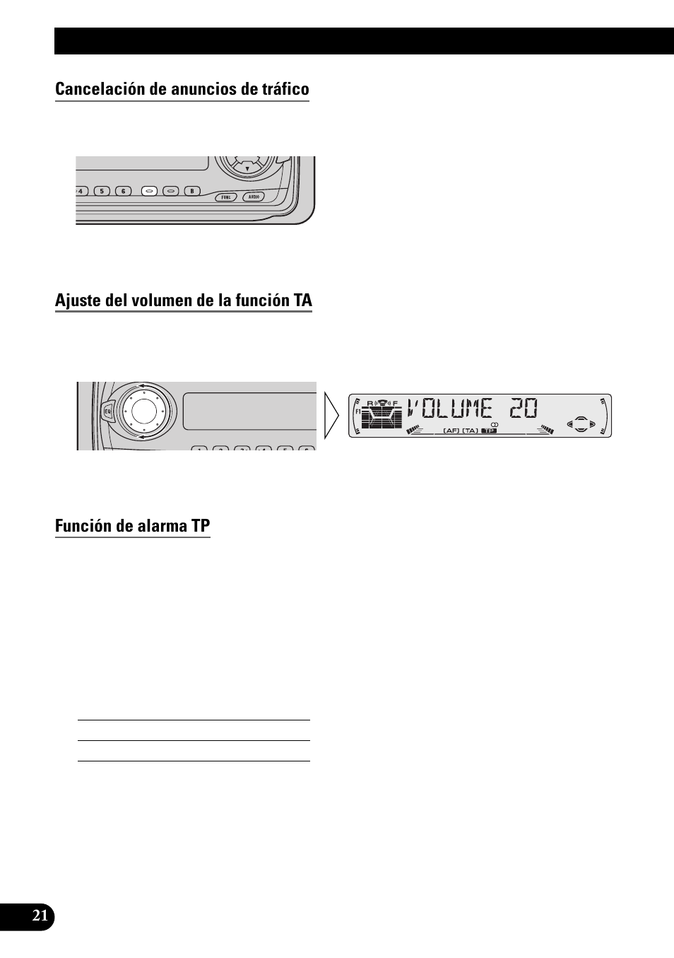 Función pty, Búsqueda pty, Alarma pty | Cancelación de anuncios, Lista de pty, A title (english), Uso de las funciones rds | Pioneer KEH-P6010RB User Manual | Page 72 / 104