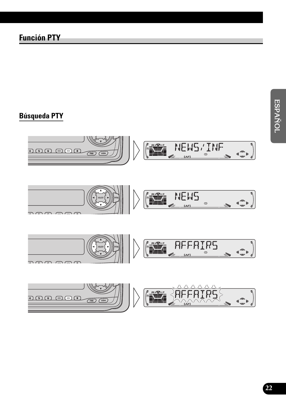 A title (english), Función pty | Pioneer KEH-P6010RB User Manual | Page 73 / 104