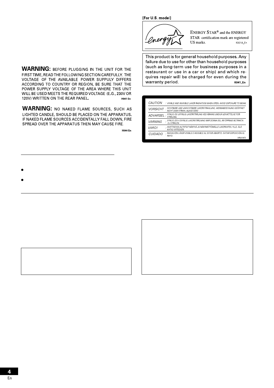 Pioneer DV-S733A User Manual | Page 4 / 72