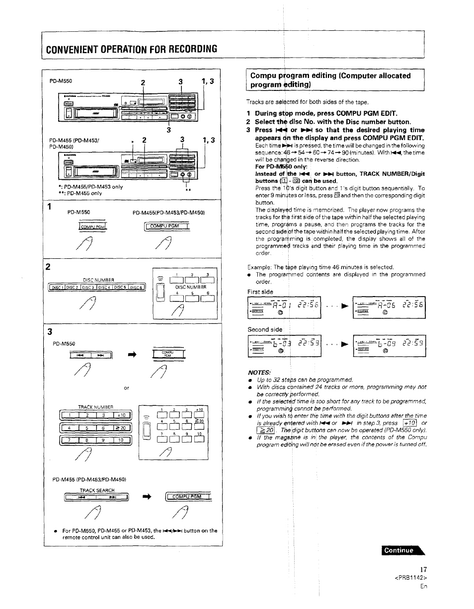 Pioneer PD-M550 User Manual | Page 17 / 20