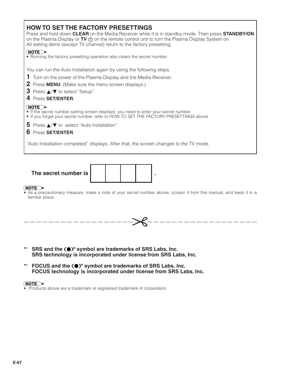 Pioneer PDP-5030HD User Manual | Page 70 / 71