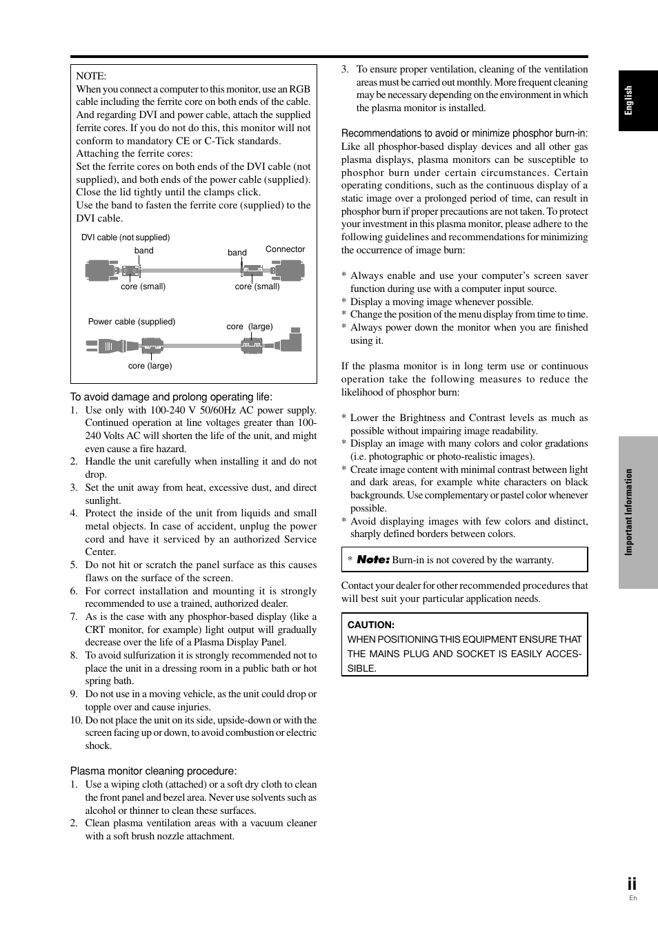 Pioneer PDP-42MVE1 User Manual | Page 4 / 259
