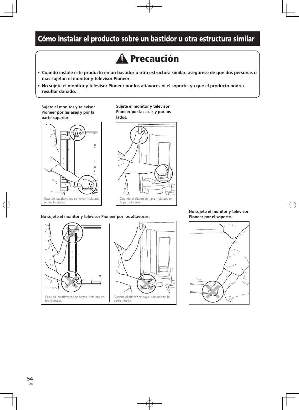 Pioneer KURO PDK-TS33 User Manual | Page 54 / 73