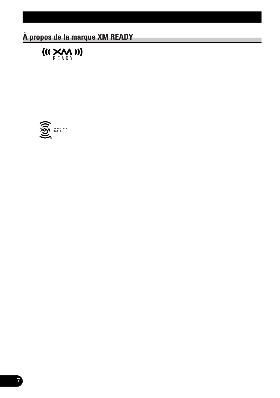 À propos de la marque xm ready, Opérations de base, Pour écouter de la musique | Avant d’utiliser cet appareil | Pioneer DEH-P33 User Manual | Page 52 / 136